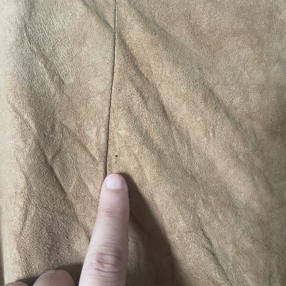 Vintage fringed suede maxi skirt - Picture 11 of 12